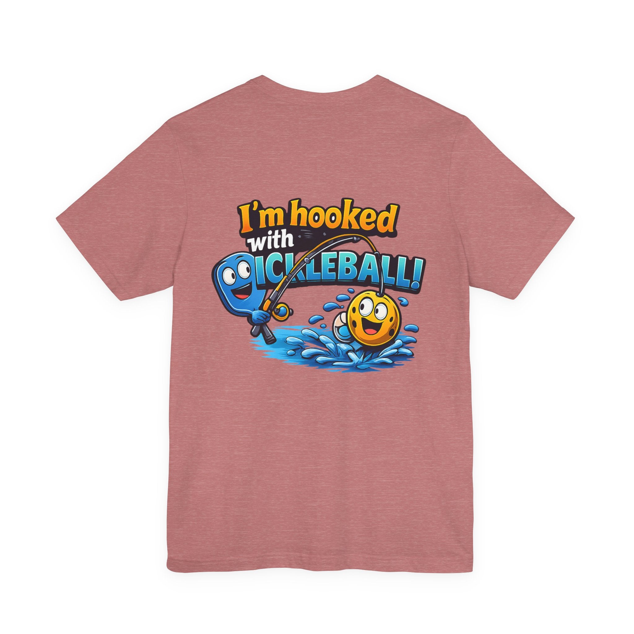 Pickleball T-Shirt - "I'm Hooked with Pickleball" Funny Court Tee
