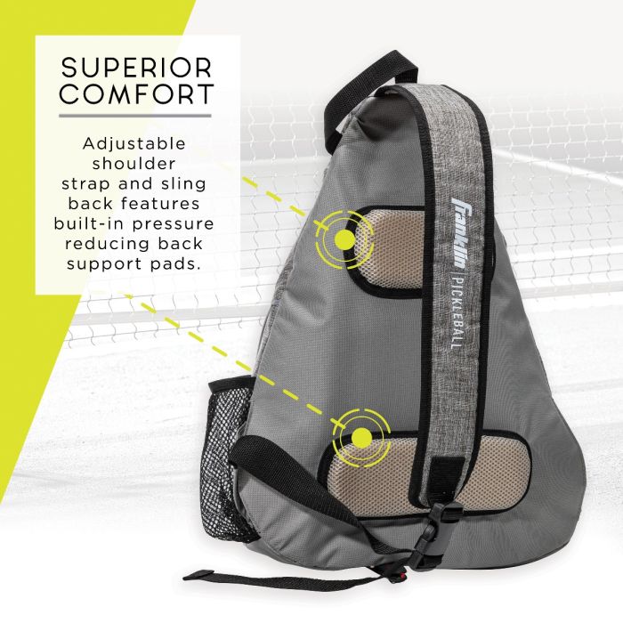 Pickleball Sling Bag-Color: Gray