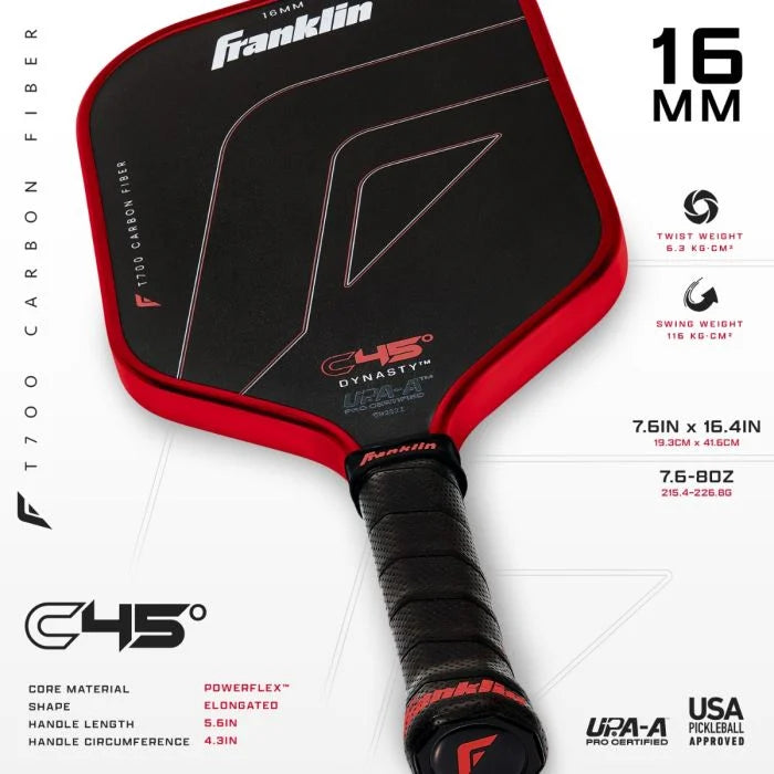 Franklin DYNASTY C45 – Power with Control Paddle (16mm)