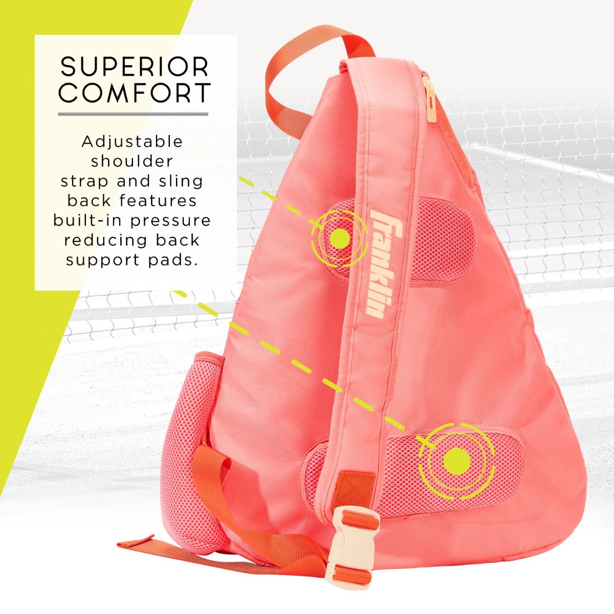 Pickleball Sling Bag-Color: Carolina