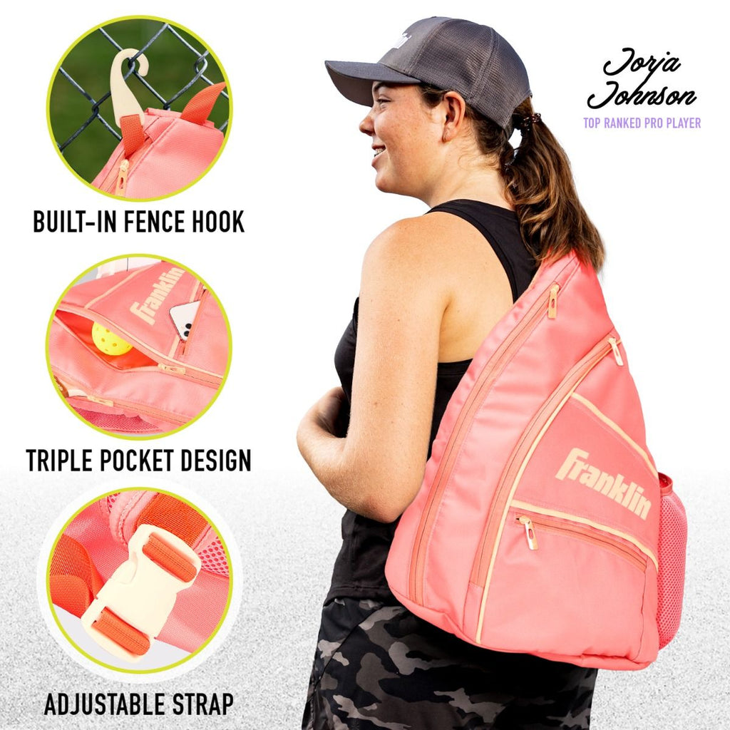 Pickleball Sling Bag-Color: Carolina