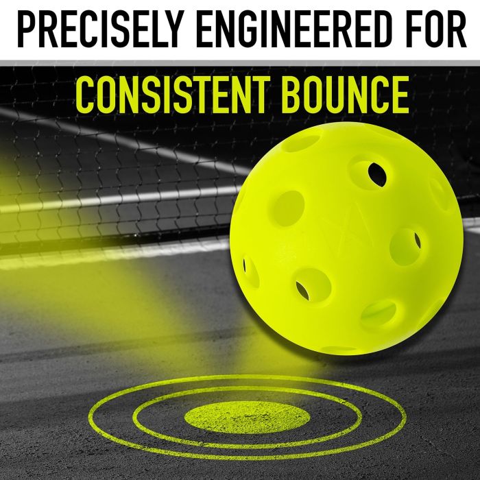 Pickleball - X-26 Indoor - 3 Pack - Lime Green